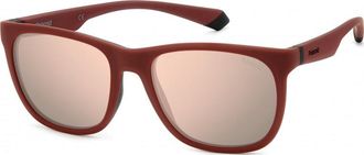 Polaroid Womens PLD 2140 55 T9H Sunglasses - Red - One Size