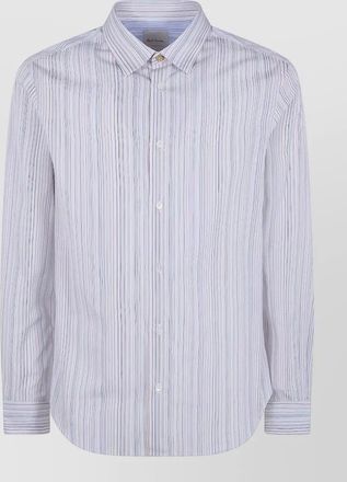 Paul Smith mens slim fit striped shirt buttondown collar