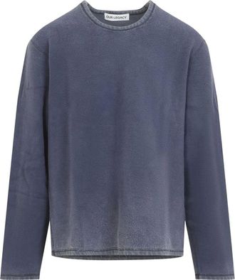 Our Legacy Heren, Sweatshirts & Hoodies, Blauw, Maat: M Katoen
