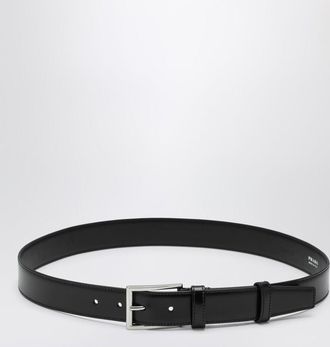 Prada Black polished leather belt