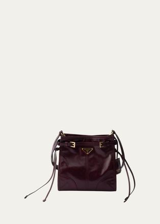 Prada Bonnie Mini Leather Crossbody Bag