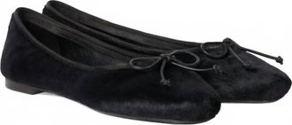 Khaite Womens Charlotte Ballerina Flats In Black