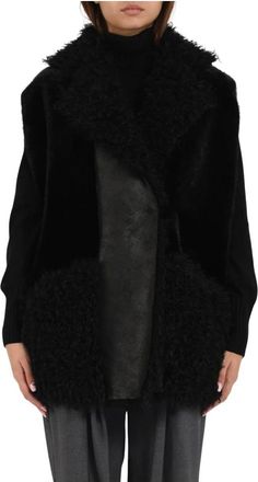 Lou Andr&eacute;a Mujer, Chaquetas, Negro, Talla: L