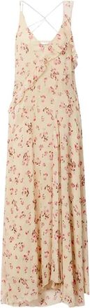 Isabel Marant Etoile Dress E26 - Dames - Zomerkleedjes - Beige - M - Kleedjes