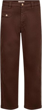Mos Mosh Rechte broek - Dames - Straight fit broeken - Bruin - W29 - Broeken