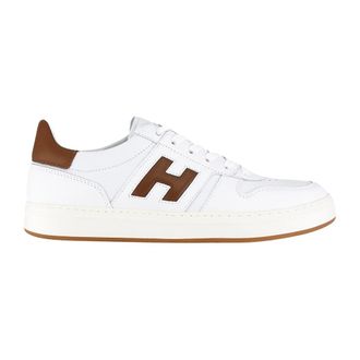 Hogan Platte schoenen - Heren - Sneakers - Wit - 40 EU - Schoenen