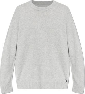 Zadig&Voltaire Round-neck Knitwear, male, Gray, Size: L/XL Swonny Sweater