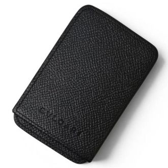 Bulgari Pre-owned Card Case - Dames - Pre-owned - Zwart - Maat: ONE Size Leer