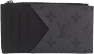 Louis Vuitton Pre-owned Wallets, female, Black, Size: ONE SIZE Pre-owned Canvas wallets