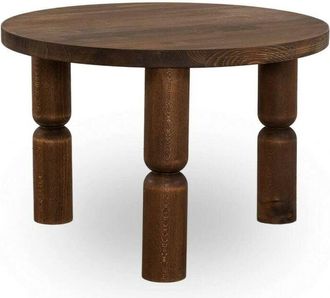 Dmora Mesa De Caf&eacute; Dpedron, Mesa De Centro Baja, Revistero Para Sof&aacute;, Estante De La Sala De Estar, 60x60h40 Cm, Nuez - Dmora