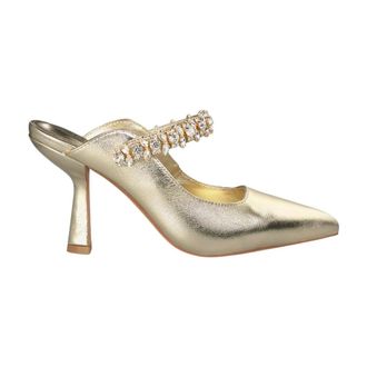 Alma En Pena Alma EN Pena, Schoenen, Dames, Geel, 38 EU, Leer, Kristal Slingback Schoen