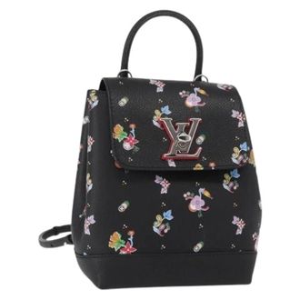 Louis Vuitton Pre-owned Vintage Rugzak - Dames - Vintage Rugzakken - Zwart - ONE Size - Leer - Vintage