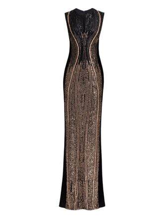 Gemy Maalouf Mouwloze maxi-jurk - Zwart