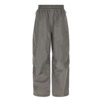 Alexander Wang Wide-Leg Joggers - female - Alexander Wang - Sweatpants - Gray - XS - Trousers