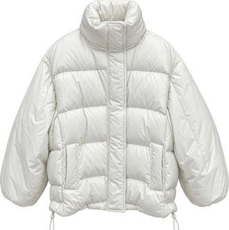 Erika Cavallini Semi Couture Piumino - - Jackets - Donna - Bianco - M