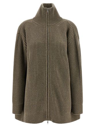 Maison Margiela Strickjacke mit Paneleinsatz
