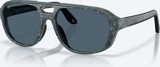 Costa Unisex Street Heat Polarized Sunglasses In Matte Aqua Drip Gray