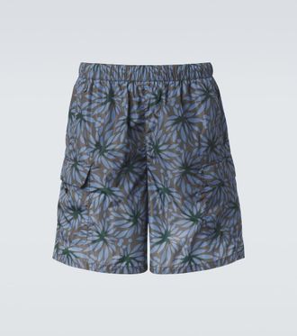 Prada Re-Nylon floral swim trunks