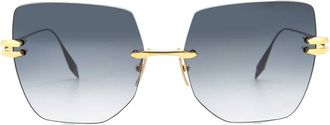 Dita Eyewear EMBRA Grey Gradient Butterfly Ladies Sunglasses DTS155-A-01 58