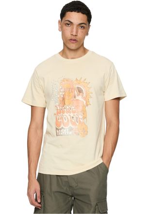 Merchcode Merchcode Mc788-lenny Kravitz Tee T-Shirt, Sand, S