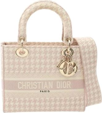 Dior Pre-owned Canvas Handbag - Dames - Vintage Handtas - Beige - ONE Size - Vintage