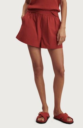 Varley Morales Cotton Poplin Shorts in Bossa Nova at Nordstrom, Size X-Large