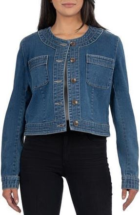 Kut from the Kloth Lorelei Denim Jacket in Medium Wash at Nordstrom Rack, Size X-Large