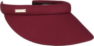 Seeberger Azalee Visor Women - Women´s Sun Protection with Peak Summer Spring-Summer - One Size Bordeaux