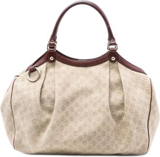 Gucci Pre-owned Gucci Large GG Canvas Sukey Tote Ladies Q1T5BVNPFJFHSFE6