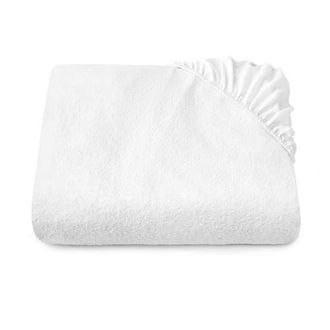 Bare Home Cotton Terry Waterproof Mattress Protector - Split Head King in White at Nordstrom