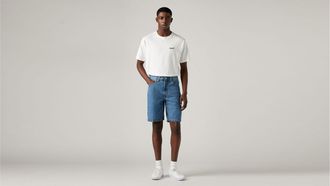 Levi's 469 Loose Shorts - Mens - 28X12 - Medium Wash / Medium Score Short