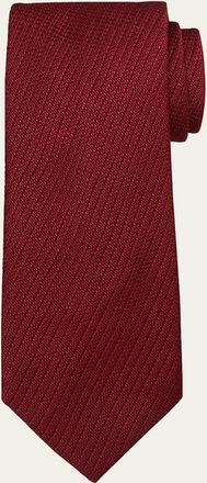 Brioni Mens Textured Silk Tie