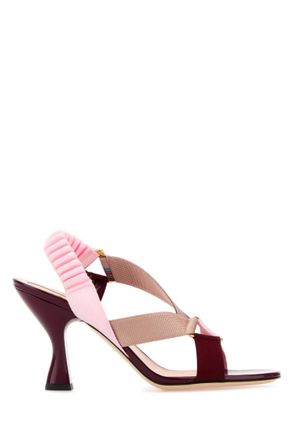 Fendi Multicolor Stripes Colibri Heels