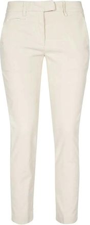 Dondup Pantaloni slim in misto cotone - Bianco