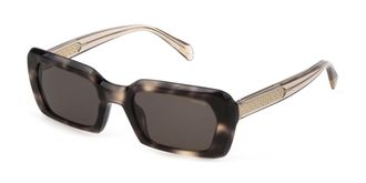 Police SPLG21 07UX Womens Sunglasses Tortoiseshell Size 53