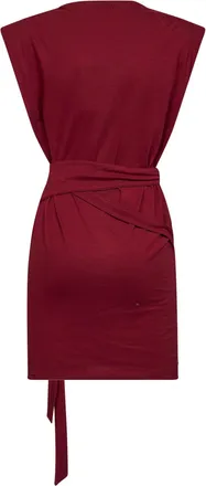 Isabel Marant Womens Mini Dress Marielle Burgundy