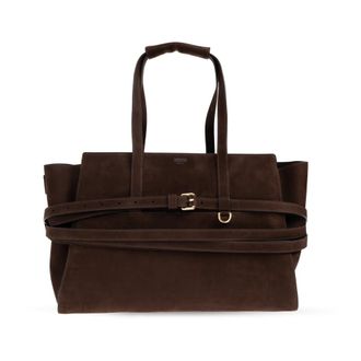 Moschino Tote Bags, female, Brown, Size: ONE SIZE Handbag