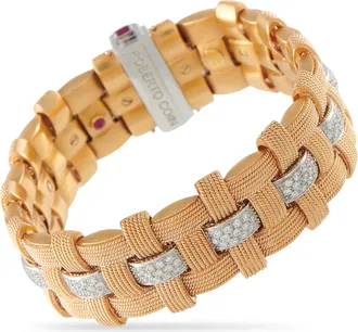 Roberto Coin Appassionata 18K Rose Gold 2.0ct Diamond Bracelet RC20-061926