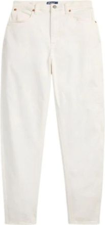 Polo Ralph Lauren Curved Tapered Jeans - Dames - Loose Fit Jeans - Wit - W28 - Katoen - Jeans