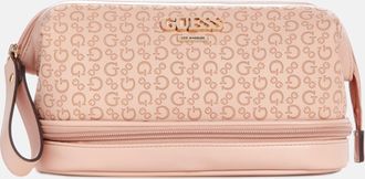 Guess Charlestown Logo Bottom-Zip Toiletry Bag