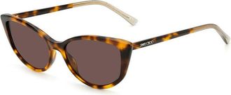Jimmy Choo London NADIA/S 008670 Shiny Havana/Brown