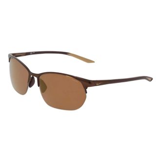 Nike Sunglasses, male, Brown, Size: 62 MM Modern Metal Zone Sunglasses