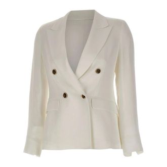 Marella Blazers, female, White, Size: XL Charme Blazer