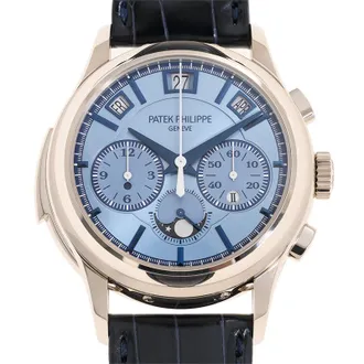 Patek Philippe Grand Complications Perpetual Automatic Blue Dial Mens Watch 5308G-001