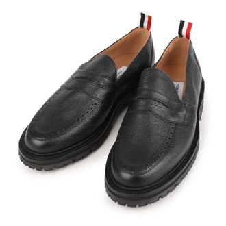Thom Browne Grosgrain Loop Round Toe Loafer