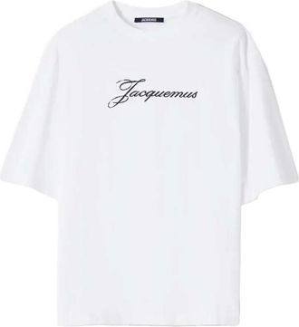 Jacquemus oversized T-shirt met logoprint