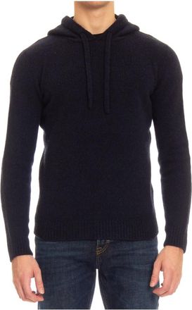 Roberto Collina Round-neck Truien - Heren - Ronde hals truien - Blauw - S - Truien & Vesten