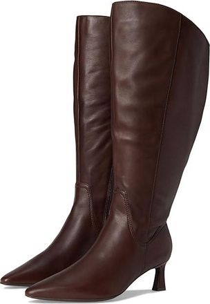 Naturalizer Deesha- Extra Wide Calf Boots Womens Shoes Chocolate Bar Leather : 7.5 WW (E)