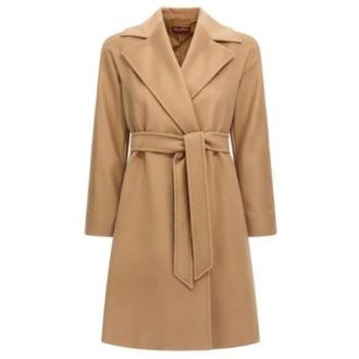 Max Mara Jassen, Dames, Bruin, S, Max Mara Studio Jassen