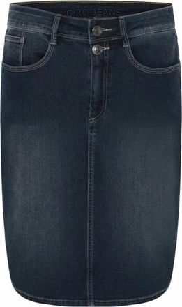 C.Ro Denim Rok Blauw Gebruik Klassieke Stijl - Dames - Spijkerrokken - Blauw - M - Denim - Rokken